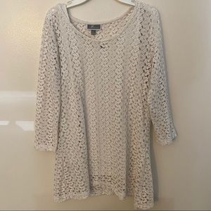 Lace, Half-Sleeve Blouse